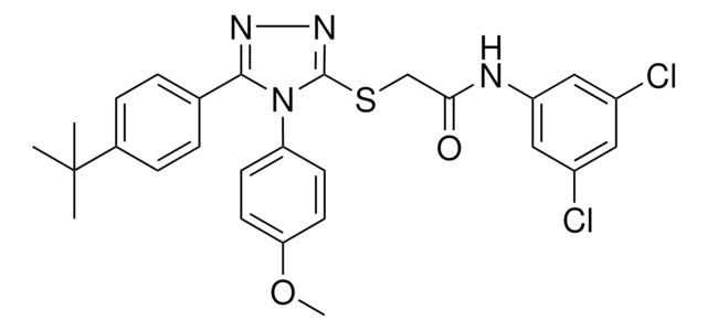 2-{[5-(4-TERT-BUTYLPHENYL)-4-(4-METHOXYPHENYL)-4H-1,2,4-TRIAZOL-3-YL]SULFANYL}-N-(3,5-DICHLOROPHENYL)ACETAMIDE AldrichCPR