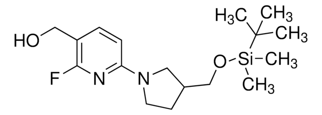 (6-(3-((tert-Butyldimethylsilyloxy)methyl)pyrrolidin-1-yl)-2-fluoropyridin-3-yl)methanol AldrichCPR