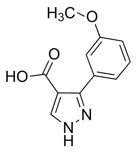 3-(3-Methoxyphenyl)-1H-pyrazole-4-carboxylic acid AldrichCPR