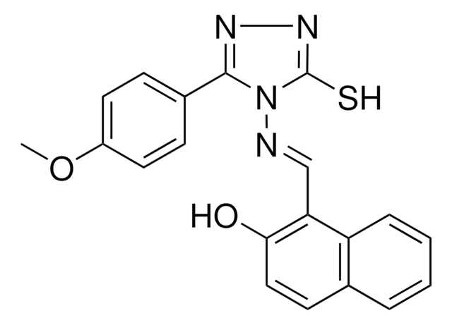 1-(((3-(4-METHOXYPHENYL)-5-SULFANYL-4H-1,2,4-TRIAZOL-4-YL)IMINO)ME)-2-NAPHTHOL AldrichCPR