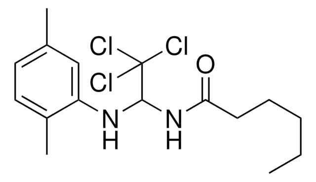 N-(2,2,2-TRICHLORO-1-(2,5-DIMETHYLANILINO)ETHYL)HEXANAMIDE AldrichCPR