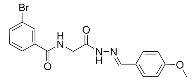 3-BROMO-N-(2-(2-(4-METHOXYBENZYLIDENE)HYDRAZINO)-2-OXOETHYL)BENZAMIDE AldrichCPR