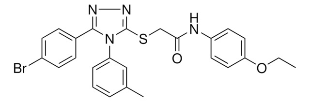 2-{[5-(4-bromophenyl)-4-(3-methylphenyl)-4h-1,2,4-triazol-3-yl]sulfanyl 