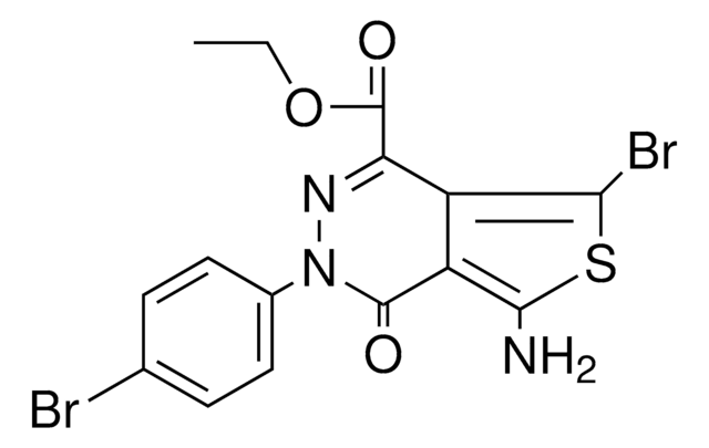 ETHYL 5-AMINO-7-BROMO-3-(4-BROMOPHENYL)-4-OXO-3,4-DIHYDROTHIENO[3,4-D]PYRIDAZINE-1-CARBOXYLATE AldrichCPR