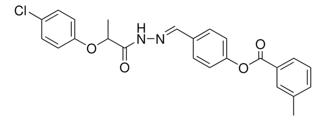 4-(2-(2-(4-CHLOROPHENOXY)PROPANOYL)CARBOHYDRAZONOYL)PHENYL 3-METHYLBENZOATE AldrichCPR