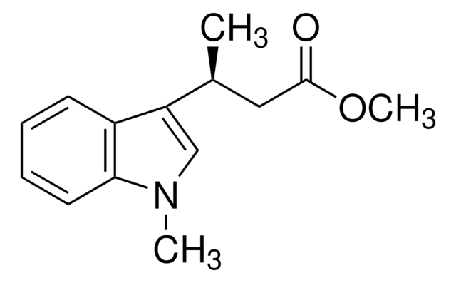 Methyl (3S)-(+)-3-(1-methylindol-3-yl)butanoate optical purity ee: 97% (HPLC), 98%