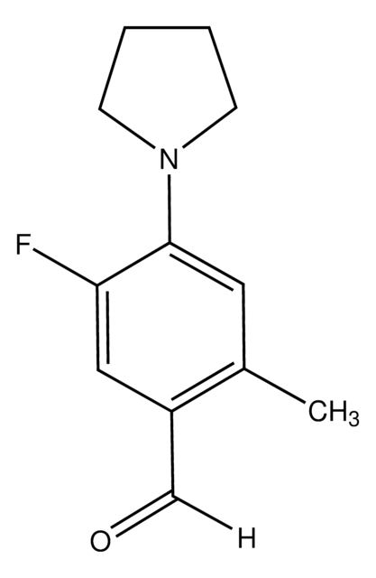 5-Fluoro-2-methyl-4-(1-pyrrolidinyl)benzaldehyde AldrichCPR