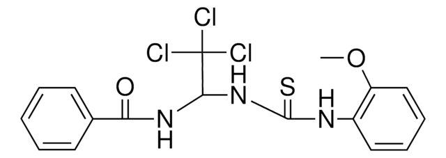 N-(2,2,2-TRICHLORO-1-(3-(2-METHOXY-PHENYL)-THIOUREIDO)-ETHYL)-BENZAMIDE AldrichCPR