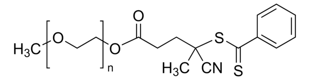 Poly(ethylene glycol) 4-cyano-4-(phenylcarbonothioylthio)pentanoate average Mn 10,000