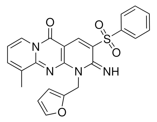 1-(2-FURYLMETHYL)-2-IMINO-10-METHYL-3-(PHENYLSULFONYL)-1,2-DIHYDRO-5H-DIPYRIDO[1,2-A:2,3-D]PYRIMIDIN-5-ONE AldrichCPR