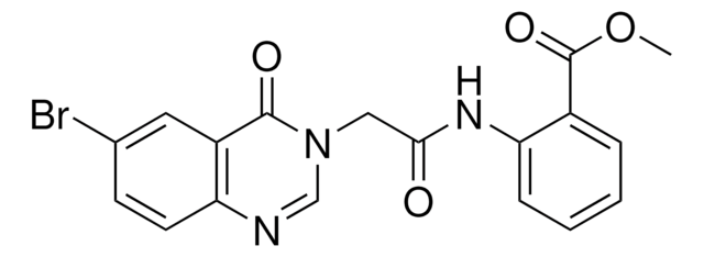 METHYL 2-(((6-BROMO-4-OXO-3(4H)-QUINAZOLINYL)ACETYL)AMINO)BENZOATE AldrichCPR