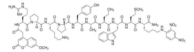 7-Methoxycoumarin-4-acetyl-Arg-Pro-Lys-Pro-Tyr-Ala-Nva-Trp-Met-(2,4-dinitrophenyl)Lys amide &#8805;97% (HPLC)