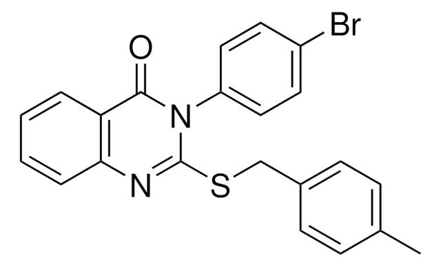 3-(4-BROMOPHENYL)-2-((4-METHYLBENZYL)SULFANYL)-4(3H)-QUINAZOLINONE AldrichCPR