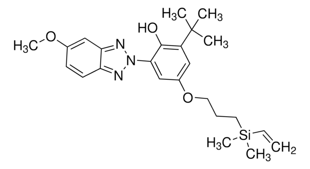 2-tert-Butyl-4-[3-(dimethylvinylsilanyl)propoxy]-6-(5-methoxybenzotriazol-2-yl)-phenol AldrichCPR