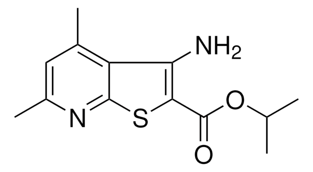 ISOPROPYL 3-AMINO-4,6-DIMETHYLTHIENO(2,3-B)PYRIDINE-2-CARBOXYLATE AldrichCPR