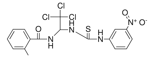 2-METHYL-N-(2,2,2-TRICHLORO-1-(3-(3-NITRO-PHENYL)-THIOUREIDO)-ETHYL)-BENZAMIDE AldrichCPR