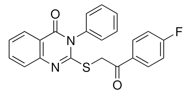 2-(2-(4-FLUORO-PHENYL)-2-OXO-ETHYLSULFANYL)-3-PHENYL-3H-QUINAZOLIN-4-ONE AldrichCPR