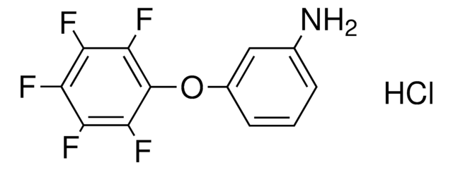 3-(2,3,4,5,6-PENTAFLUORO-PHENOXY)-PHENYLAMINE, HYDROCHLORIDE AldrichCPR