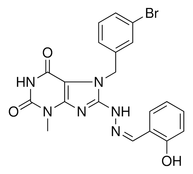 7-(3-BR-BENZYL)-8-(N'-(2-HO-BENZYLIDENE)-HYDRAZINO)-3-ME-3,7-2H-PURINE-2,6-DIONE AldrichCPR