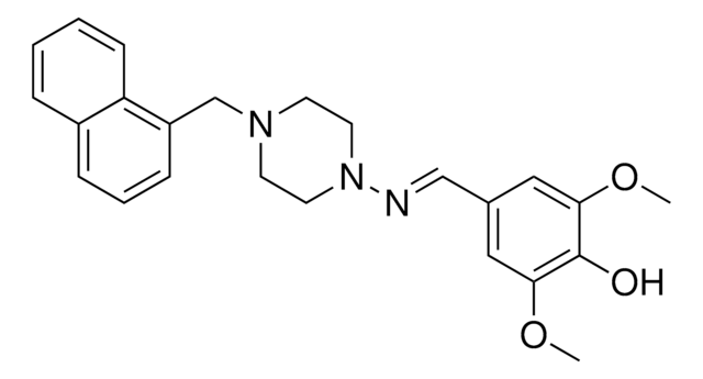 2,6-DIMETHOXY-4-(((4-(1-NAPHTHYLMETHYL)-1-PIPERAZINYL)IMINO)METHYL)PHENOL AldrichCPR