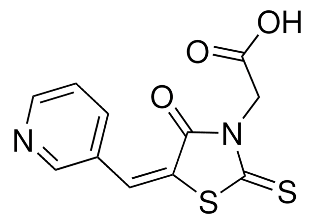 (4-OXO-5-(3-PYRIDINYLMETHYLENE)-2-THIOXO-1,3-THIAZOLIDIN-3-YL)ACETIC ACID AldrichCPR