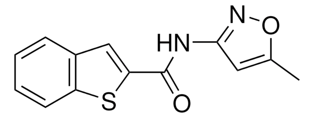 N-(5-METHYL-3-ISOXAZOLYL)-1-BENZOTHIOPHENE-2-CARBOXAMIDE AldrichCPR