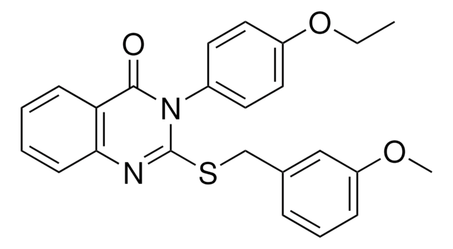 3-(4-ETHOXYPHENYL)-2-((3-METHOXYBENZYL)SULFANYL)-4(3H)-QUINAZOLINONE AldrichCPR