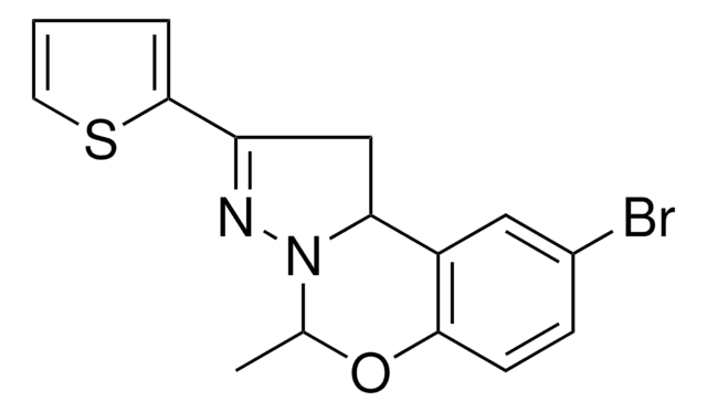 8-BR-4-ME-2-THIOPHEN-2-YL-1,9B-DIHYDRO-5-OXA-3,3A-DIAZA-CYCLOPENTA(A)NAPHTHALENE AldrichCPR