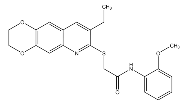 2-(8-Ethyl-2,3-dihydro-[1,4]dioxino[2,3-g]quinolin-7-ylthio)-N-(2-methoxyphenyl)acetamide