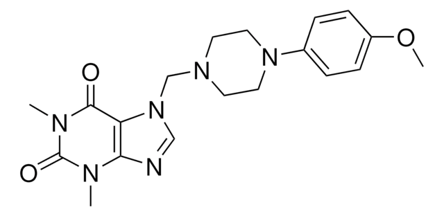 7-{[4-(4-METHOXYPHENYL)-1-PIPERAZINYL]METHYL}-1,3-DIMETHYL-3,7-DIHYDRO-1H-PURINE-2,6-DIONE AldrichCPR