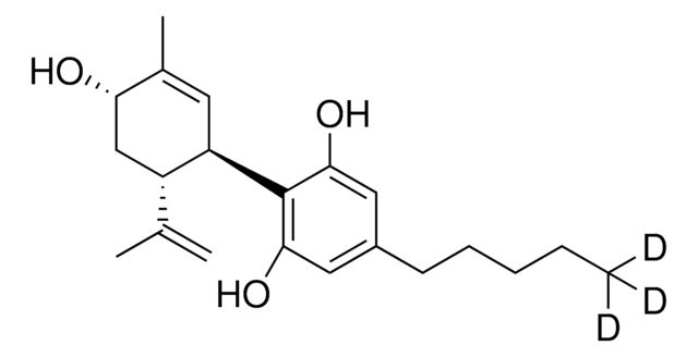 6-Hydroxy cannabidiol-D3 (6-OH-CBD-D3) solution 100&#160;&#956;g/mL (Degassed Acetonitrile), certified reference material, ampule of 1&#160;mL, Cerilliant&#174;