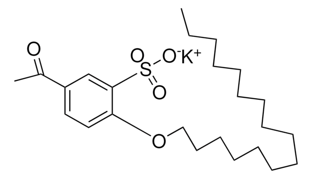 5-ACETYL-2-(HEXADECYLOXY)BENZENESULFONIC ACID, POTASSIUM SALT AldrichCPR