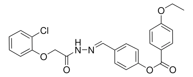 4-(2-((2-CHLOROPHENOXY)ACETYL)CARBOHYDRAZONOYL)PHENYL 4-ETHOXYBENZOATE AldrichCPR