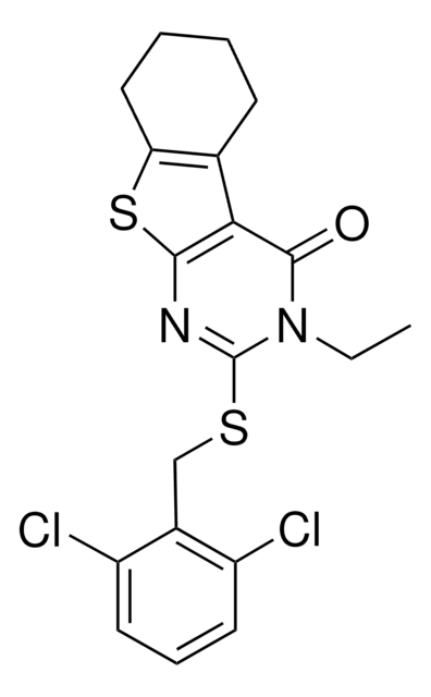 2-[(2,6-DICHLOROBENZYL)SULFANYL]-3-ETHYL-5,6,7,8-TETRAHYDRO[1]BENZOTHIENO[2,3-D]PYRIMIDIN-4(3H)-ONE AldrichCPR