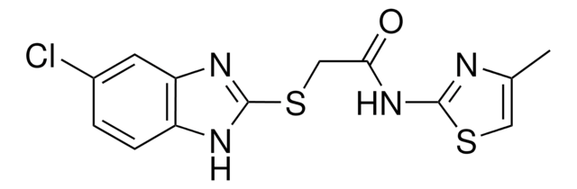 2-[(5-CHLORO-1H-BENZIMIDAZOL-2-YL)SULFANYL]-N-(4-METHYL-1,3-THIAZOL-2-YL)ACETAMIDE AldrichCPR