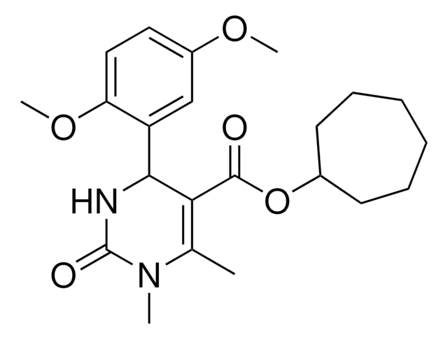 CYCLOHEPTYL 4-(2,5-DIMETHOXYPHENYL)-1,6-DIMETHYL-2-OXO-1,2,3,4-TETRAHYDRO-5-PYRIMIDINECARBOXYLATE AldrichCPR