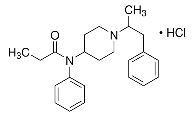 &#945;-Methylfentanyl hydrochloride solution 100&#160;&#956;g/mL in methanol (as free base), certified reference material, ampule of 0.5&#160;mL