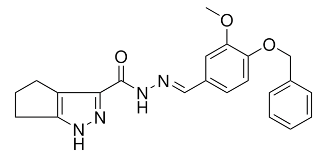 N'-{(E)-[4-(BENZYLOXY)-3-METHOXYPHENYL]METHYLIDENE}-1,4,5,6-TETRAHYDROCYCLOPENTA[C]PYRAZOLE-3-CARBOHYDRAZIDE AldrichCPR