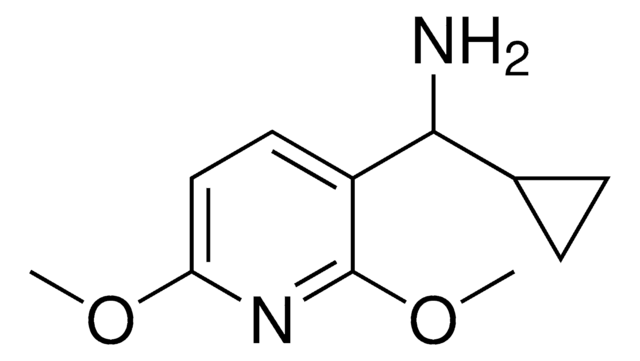 Cyclopropyl(2,6-dimethoxypyridin-3-yl)methanamine AldrichCPR