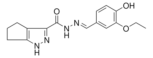 4H-CYCLOPENTAPYRAZOLE-3-CARBOXYLIC ACID (3-ETHOXY-4-HO-BENZYLIDENE)-HYDRAZIDE AldrichCPR