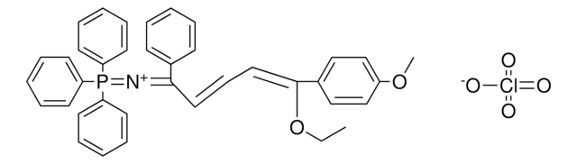 N-[(4Z)-5-ETHOXY-5-(4-METHOXYPHENYL)-1-PHENYL-2,4-PENTADIENYLIDENE](TRIPHENYL)PHOSPHORANIMINIUM PERCHLORATE AldrichCPR