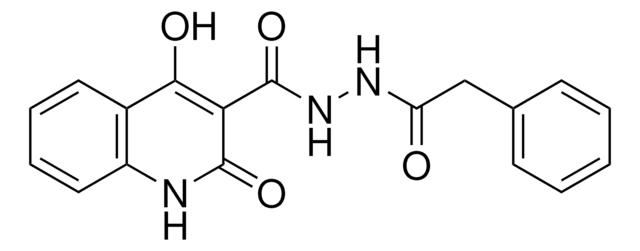 4-HO-2-OXO-1,2-DIHYDRO-QUINOLINE-3-CARBOXYLIC ACID N'-PHENYLACETYL-HYDRAZIDE AldrichCPR