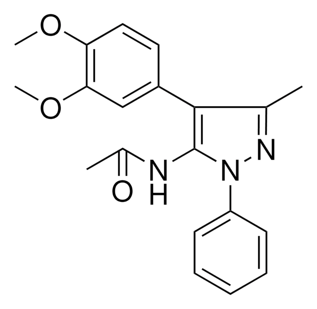 N-(4-(3,4-DIMETHOXYPHENYL)-3-METHYL-1-PHENYL-1H-PYRAZOL-5-YL)ACETAMIDE AldrichCPR