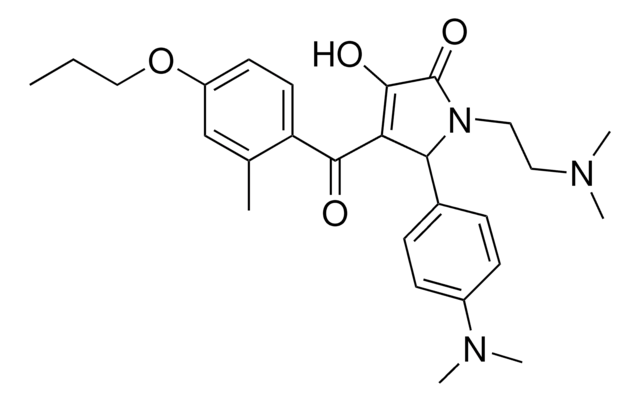 1-[2-(DIMETHYLAMINO)ETHYL]-5-[4-(DIMETHYLAMINO)PHENYL]-3-HYDROXY-4-(2-METHYL-4-PROPOXYBENZOYL)-1,5-DIHYDRO-2H-PYRROL-2-ONE AldrichCPR