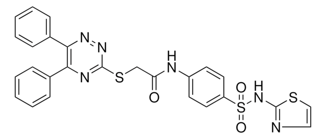 2-[(5,6-DIPHENYL-1,2,4-TRIAZIN-3-YL)SULFANYL]-N-{4-[(1,3-THIAZOL-2-YLAMINO)SULFONYL]PHENYL}ACETAMIDE AldrichCPR