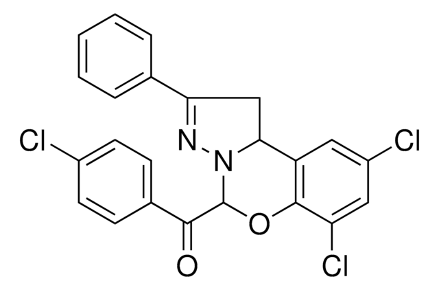 (4-CHLOROPHENYL)(7,9-DICHLORO-2-PHENYL-1,10B-DIHYDROPYRAZOLO[1,5-C][1,3]BENZOXAZIN-5-YL)METHANONE AldrichCPR