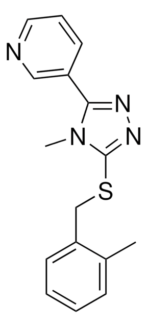 3-(4-METHYL-5-((2-METHYLBENZYL)THIO)-4H-1,2,4-TRIAZOL-3-YL)PYRIDINE AldrichCPR