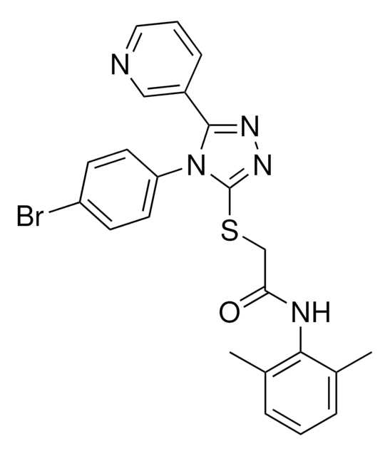 2-{[4-(4-BROMOPHENYL)-5-(3-PYRIDINYL)-4H-1,2,4-TRIAZOL-3-YL]SULFANYL}-N-(2,6-DIMETHYLPHENYL)ACETAMIDE AldrichCPR