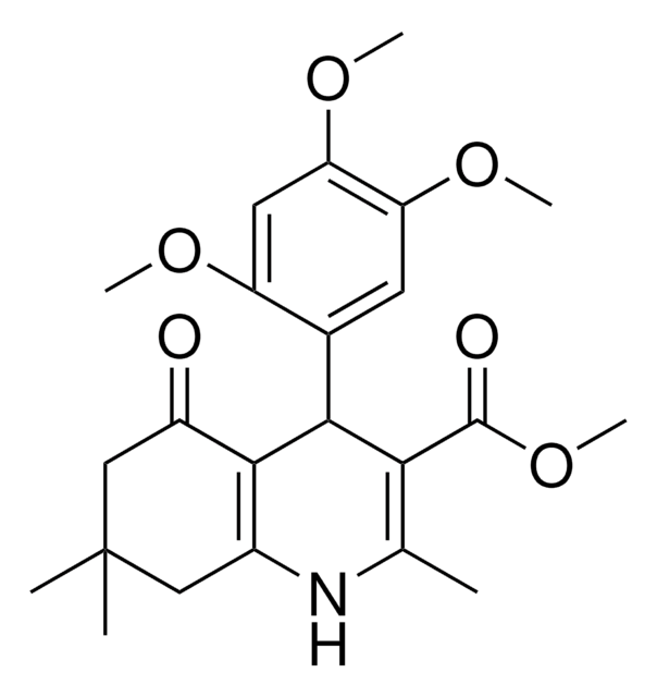 METHYL 2,7,7-TRIMETHYL-5-OXO-4-(2,4,5-TRIMETHOXYPHENYL)-1,4,5,6,7,8-HEXAHYDRO-3-QUINOLINECARBOXYLATE AldrichCPR