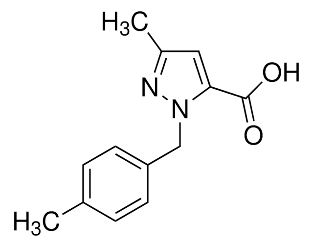 1-(4-Methylbenzyl)-3-methyl-1H-pyrazole-5-carboxylic acid AldrichCPR